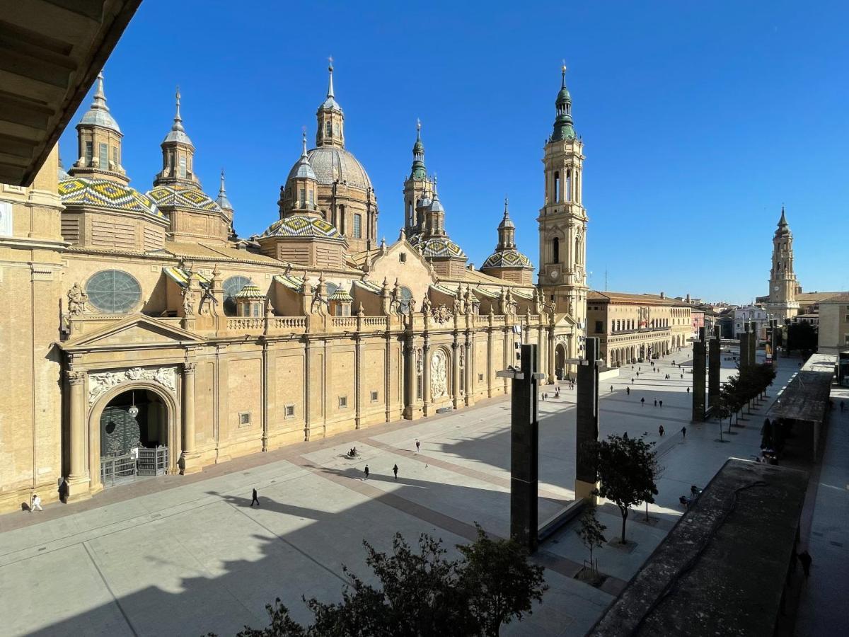 Az El Balcon A La Basilica II - Vistas Inmejorables A La Basilica Del Pilar! Appartement Zaragoza Buitenkant foto